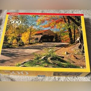 Hoyle 500 piece puzzle in Albany Bridge on Kancamagus Highway New Hampshire